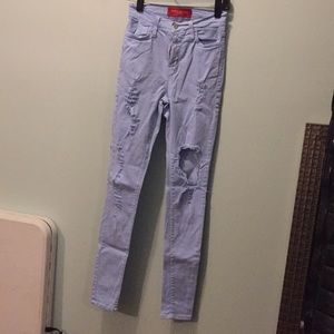 SIZE 5 DISTRESSED JEAN